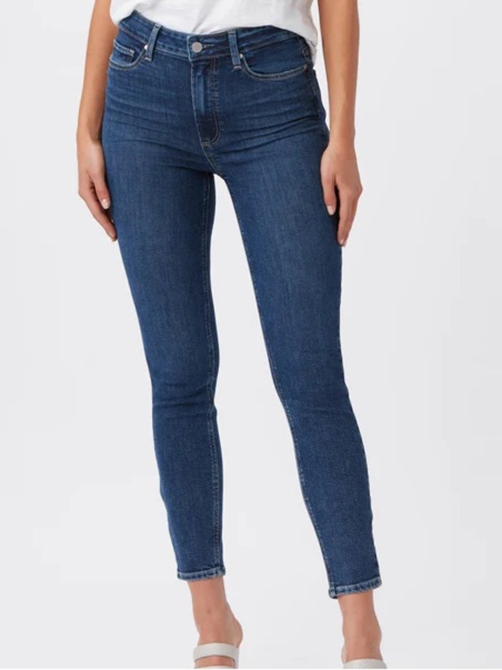 PAIGE (26) Margot Transcend High Rise Ultra Skinny Crop Jean Stretch Comfortable